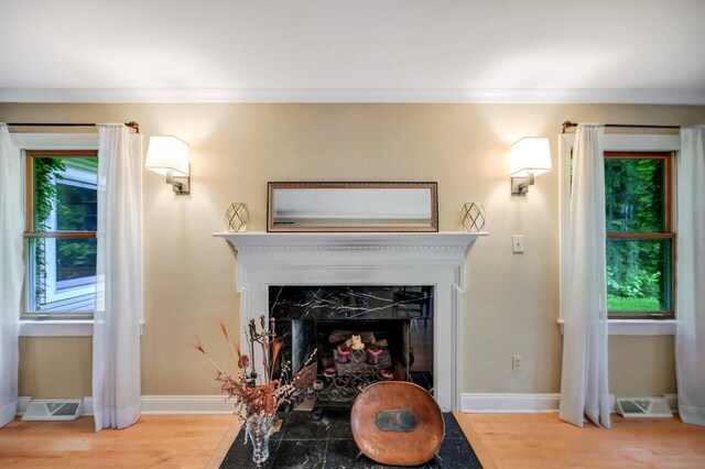938 Meadow Cir, Bethlehem, PA 18017 - detailed view of wood finished floors and a high end fireplace