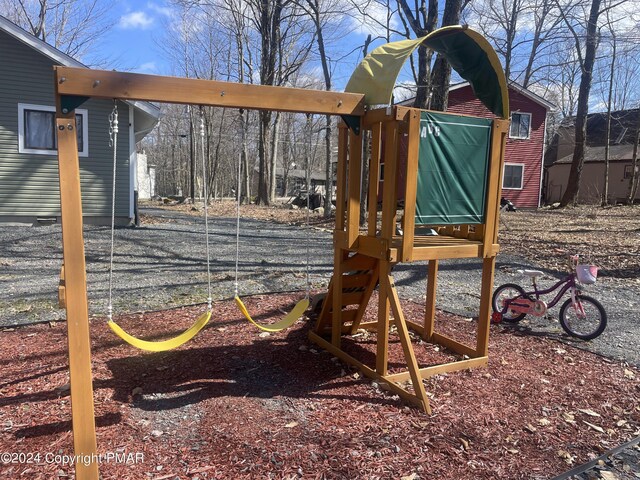 view of play area