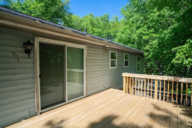 1206 Wooddale Rd, East Stroudsburg, PA 18302 - view of wooden deck