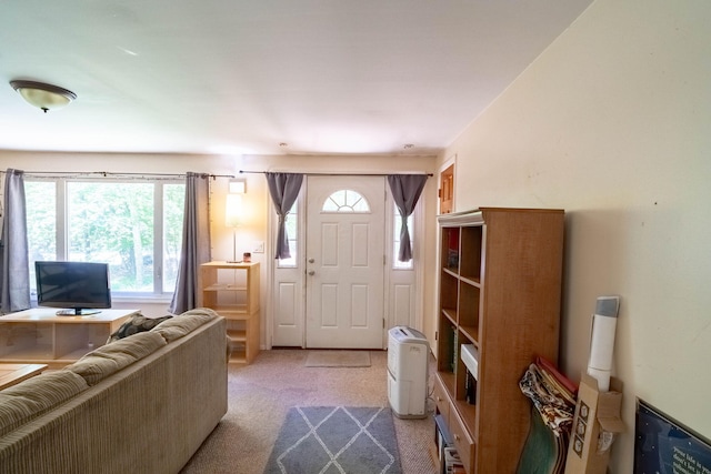 1206 Wooddale Rd, East Stroudsburg, PA 18302 - entryway featuring light carpet