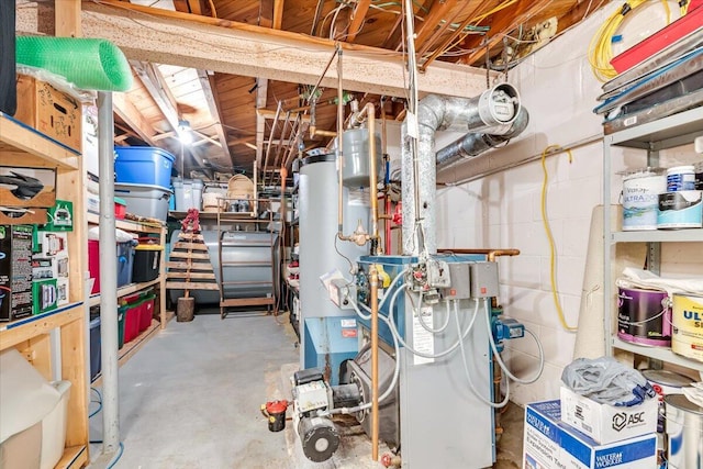 742 White Oak Rd, Cresco, PA 18326 - utility room with a heating unit