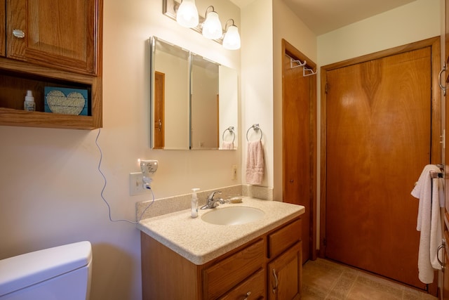 7035 Scenic Dr, Bloomsburg, PA 17815 - bathroom with toilet and vanity