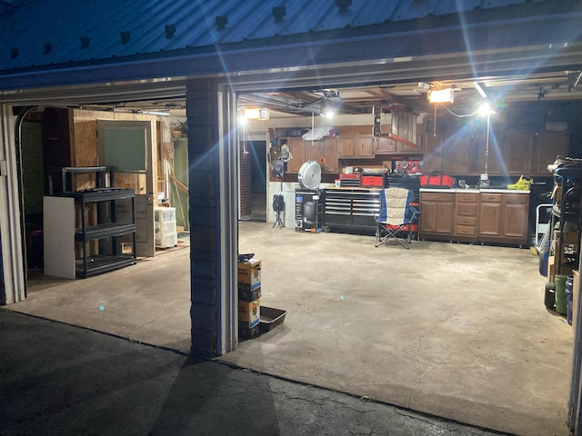 7035 Scenic Dr, Bloomsburg, PA 17815 - basement with a workshop area