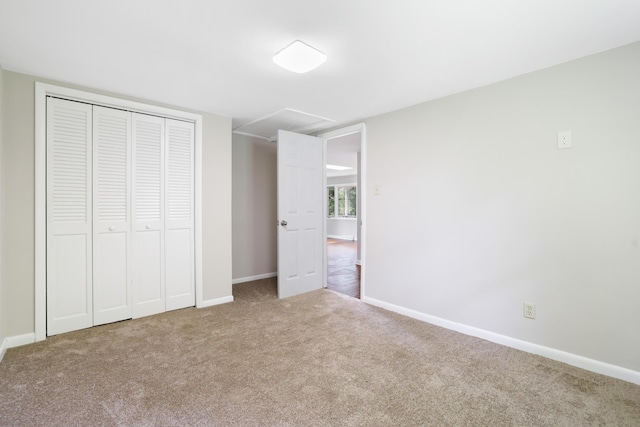 157 Hollow Rd, East Stroudsburg, PA 18302 - unfurnished bedroom featuring carpet floors, baseboards, and a closet