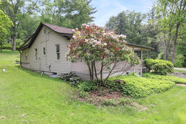 157 Hollow Rd, East Stroudsburg, PA 18302 - view of property exterior with a lawn