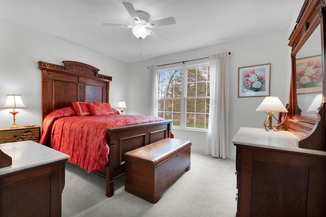 117 Morning Side Ter, East Stroudsburg, PA 18302 - bedroom featuring ceiling fan and light carpet