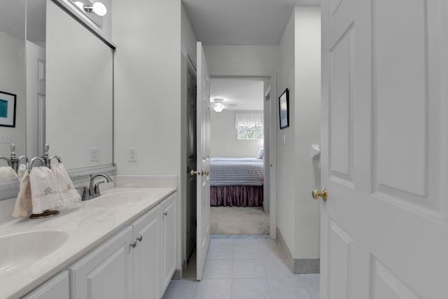 117 Morning Side Ter, East Stroudsburg, PA 18302 - bathroom featuring tile patterned flooring, a sink, double vanity, and ensuite bathroom