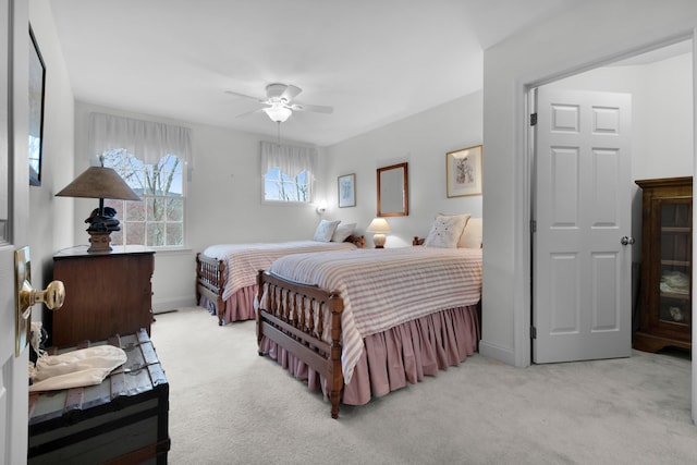 117 Morning Side Ter, East Stroudsburg, PA 18302 - carpeted bedroom featuring baseboards and a ceiling fan