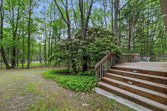1371 Brian Ln, Effort, PA 18330 - view of yard featuring a deck