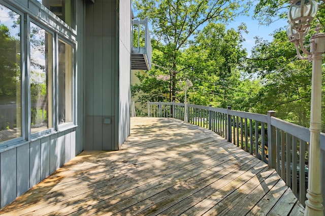 6471 Decker Rd, Bushkill, PA 18324 - view of deck