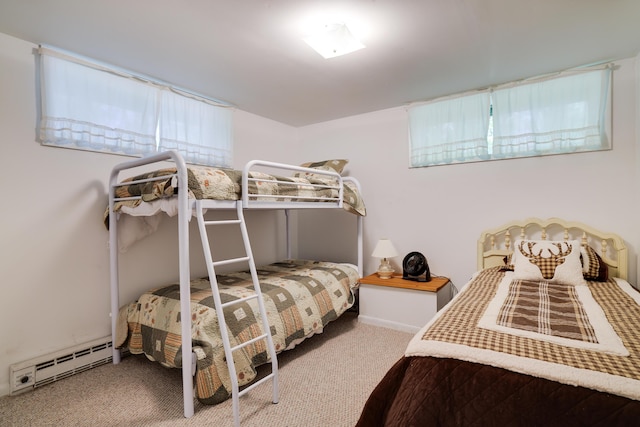 354 Fawn Rd, Pocono Lake, PA 18347 - carpeted bedroom with baseboard heating
