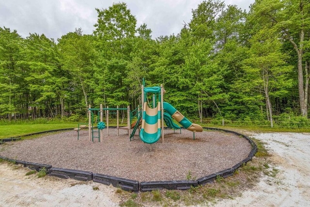 354 Fawn Rd, Pocono Lake, PA 18347 - community play area featuring a view of trees