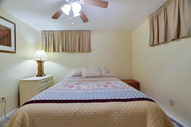 354 Fawn Rd, Pocono Lake, PA 18347 - bedroom with ceiling fan