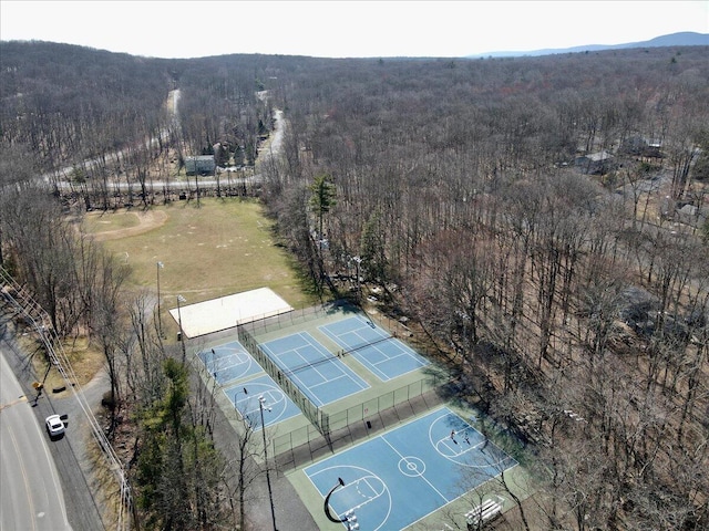 3206 Stonehenge Dr, East Stroudsburg, PA 18301 - drone / aerial view with a forest view