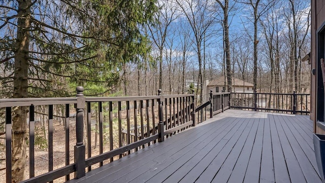3206 Stonehenge Dr, East Stroudsburg, PA 18301 - view of wooden deck