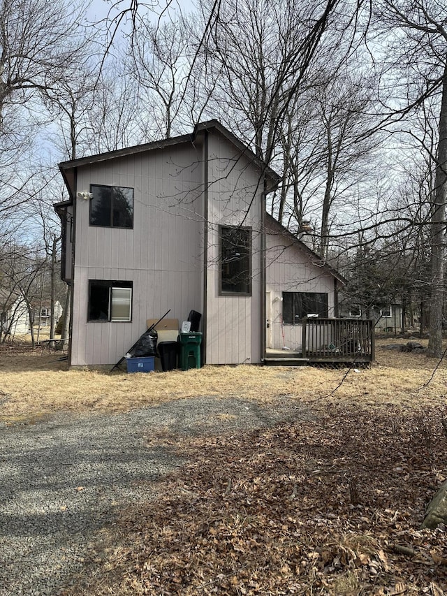 view of side of property