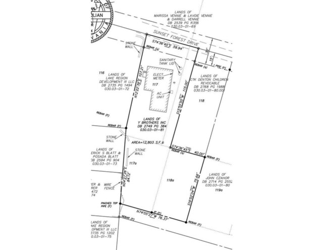 410 Sunset Forest Dr, Hawley, PA 18428 - map showing property parcels
