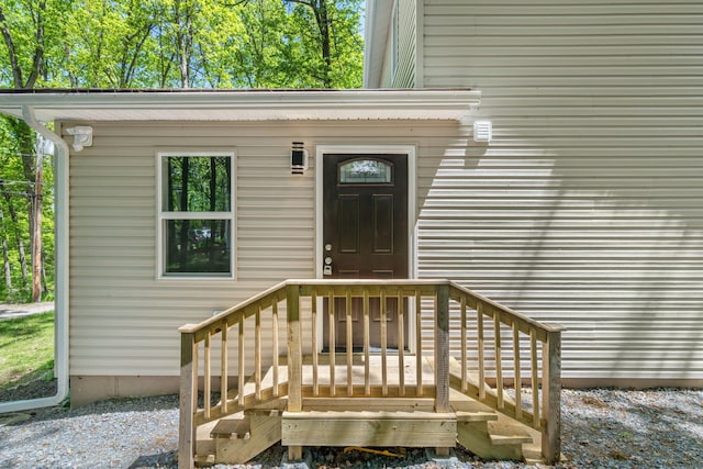 410 Sunset Forest Dr, Hawley, PA 18428 - view of doorway to property