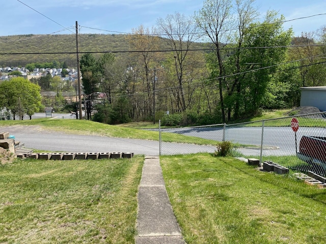 view of road