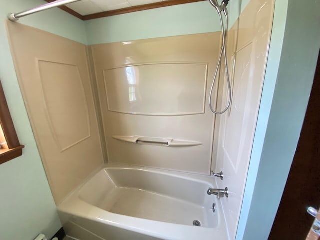 full bathroom with shower / bathing tub combination