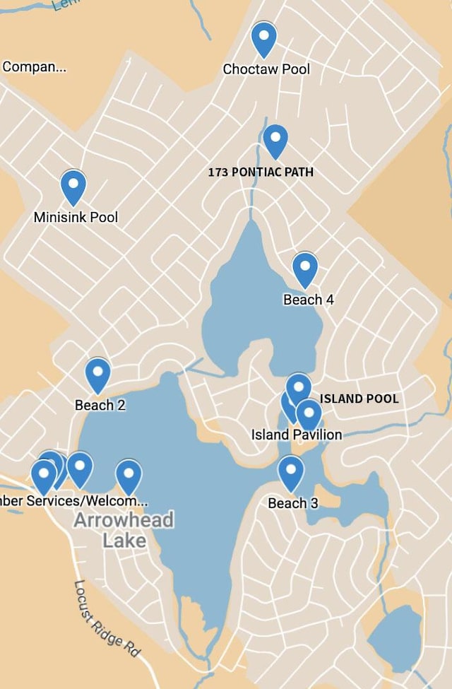 173 Pontiac Path, Pocono Lake, PA 18347 - map / location