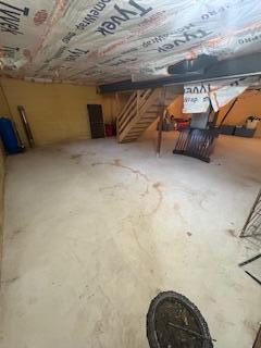 60 Arbutus Ln, East Stroudsburg, PA 18302 - below grade area with stairway
