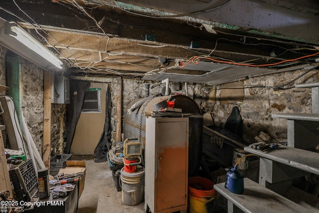 3310 Hazen Ave, Roseto, PA 18013 - unfinished basement with electric panel