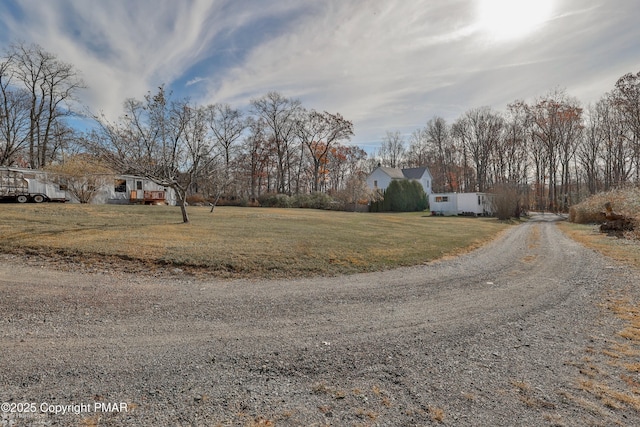 3310 Hazen Ave, Roseto, PA 18013 - view of road with gravel driveway