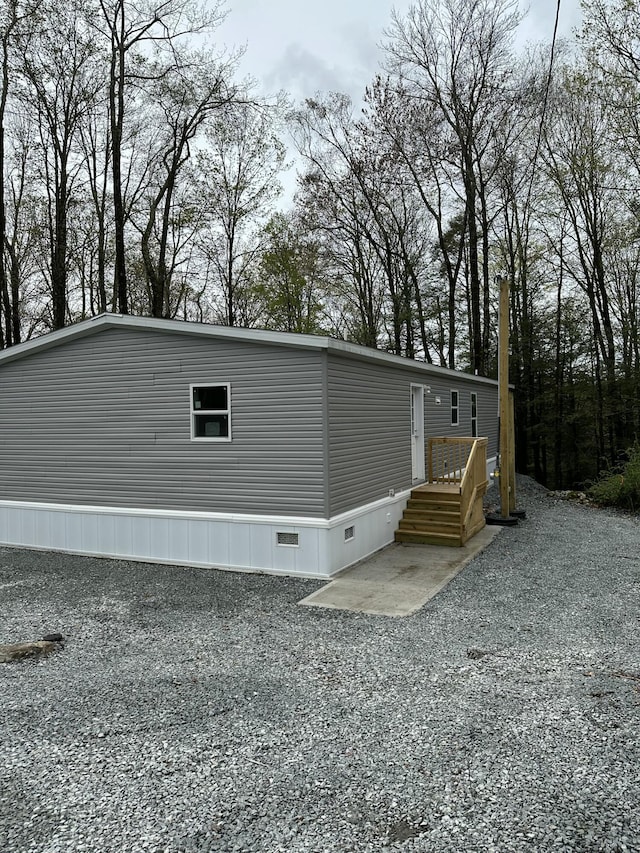 132 Spruce St, Greentown, PA 18426 - view of side of home featuring crawl space
