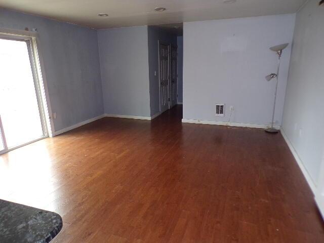 1292 Brentwood Dr, East Stroudsburg, PA 18301 - empty room featuring wood finished floors and baseboards