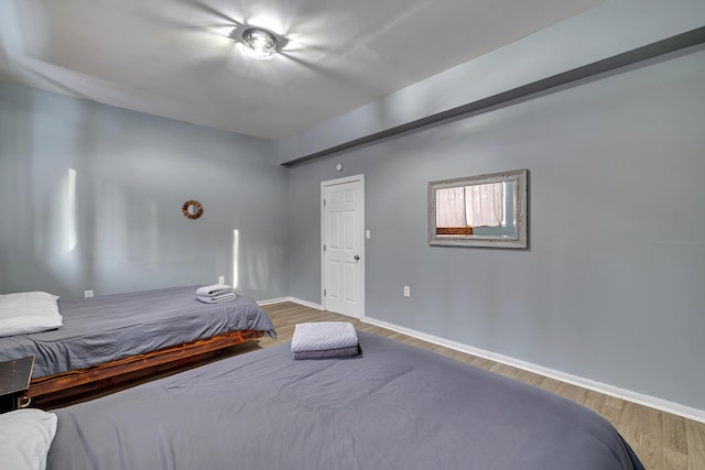 982 Long Ridge Rd, Hawley, PA 18428 - unfurnished bedroom featuring baseboards and wood finished floors
