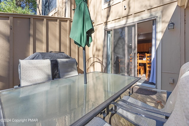 view of patio / terrace with outdoor dining area