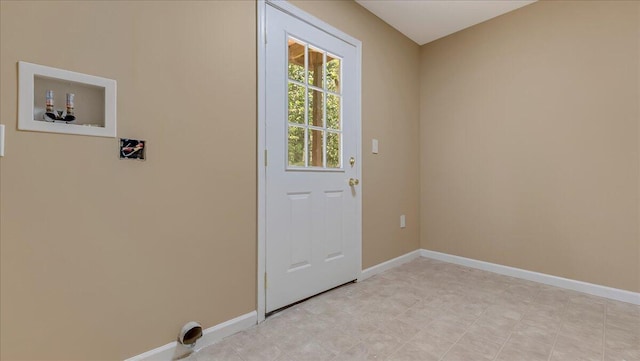 4580 Briarcliff Ter, Tobyhanna, PA 18466 - laundry room featuring washer hookup and baseboards