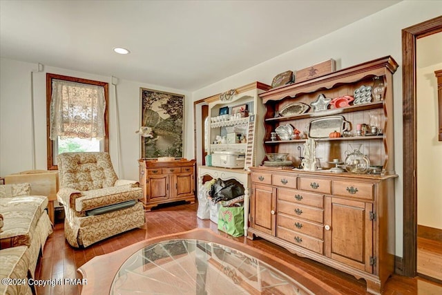 7714 Cherry Valley Rd, Delaware Water Gap, PA 18327 - living area with hardwood / wood-style flooring