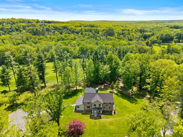 5106 Beattys Cir, Buck Hill Falls, PA 18323 - view from above of property featuring a forest