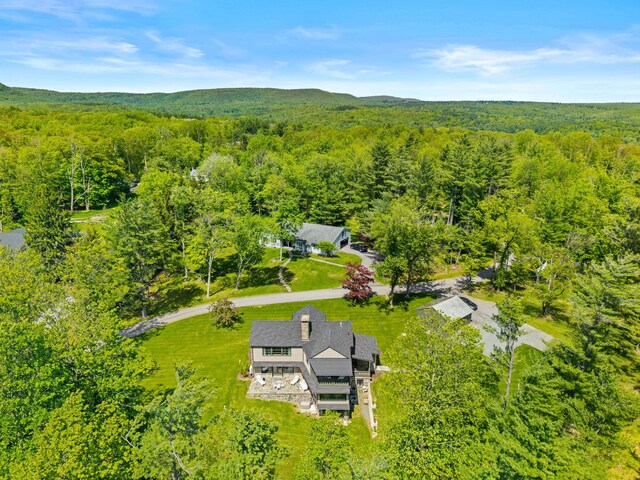 5106 Beattys Cir, Buck Hill Falls, PA 18323 - drone / aerial view of a heavily wooded area