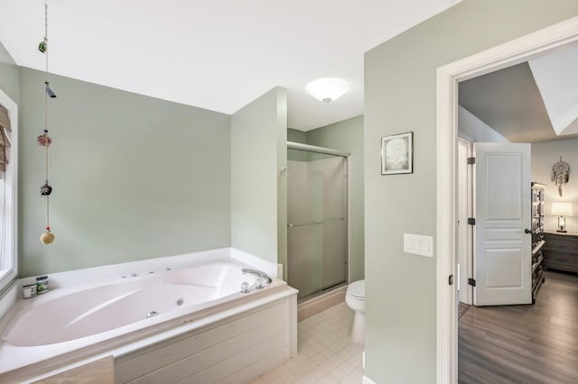5117 Hounds Ear Rd, Tobyhanna, PA 18466 - full bath with a tub with jets and a stall shower
