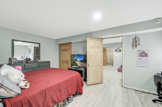 5117 Hounds Ear Rd, Tobyhanna, PA 18466 - bedroom with light wood-style flooring