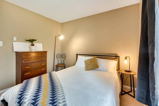 bedroom featuring carpet flooring