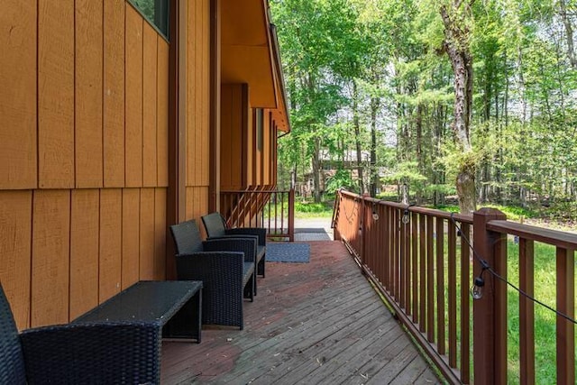view of deck