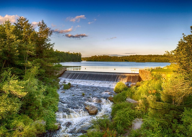 297 Rte 423, Pocono Pines, PA 18350 - water view featuring a forest