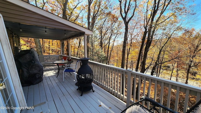 2124 Meadowlark Cir, Bushkill, PA 18324 - view of wooden deck