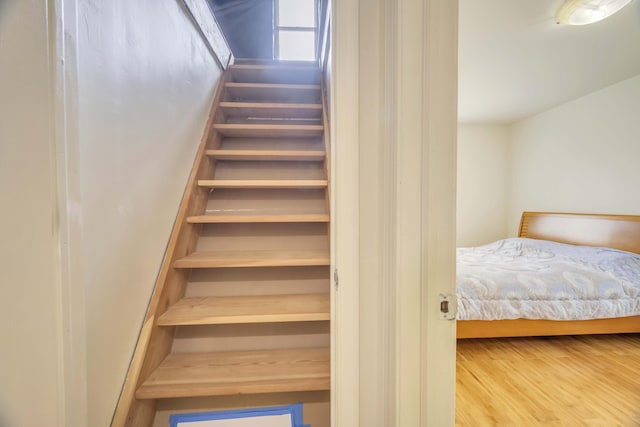 233 Vista Rd, Cresco, PA 18326 - stairway with wood finished floors