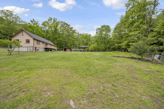 233 Vista Rd, Cresco, PA 18326 - view of green lawn with a gazebo