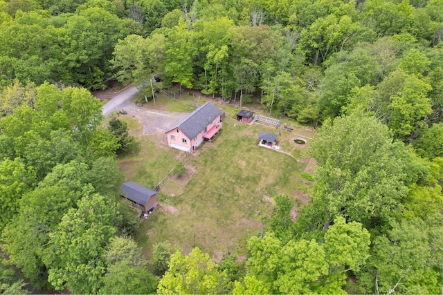 233 Vista Rd, Cresco, PA 18326 - aerial overview of property's location featuring a forest