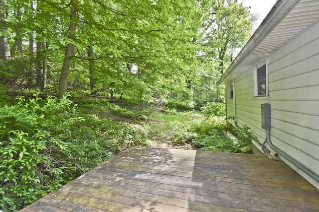 207 Shepard Ave, Delaware Water Gap, PA 18327 - view of wooden terrace