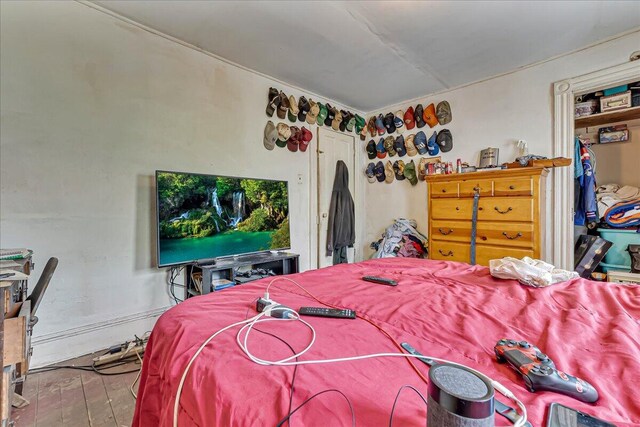 213 N St Fran Cabrini Ave, Scranton, PA 18504 - bedroom with wood finished floors