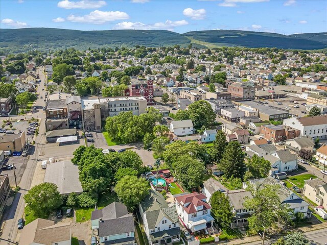 213 N St Fran Cabrini Ave, Scranton, PA 18504 - aerial perspective of suburban area with a mountain backdrop