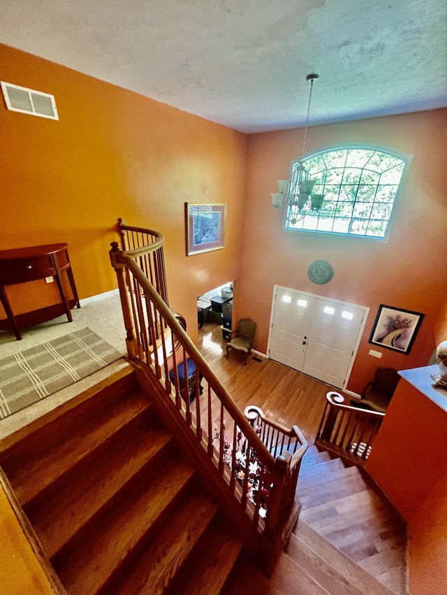 512 Bombur Ln, Tamiment, PA 18371 - stairs featuring wood finished floors