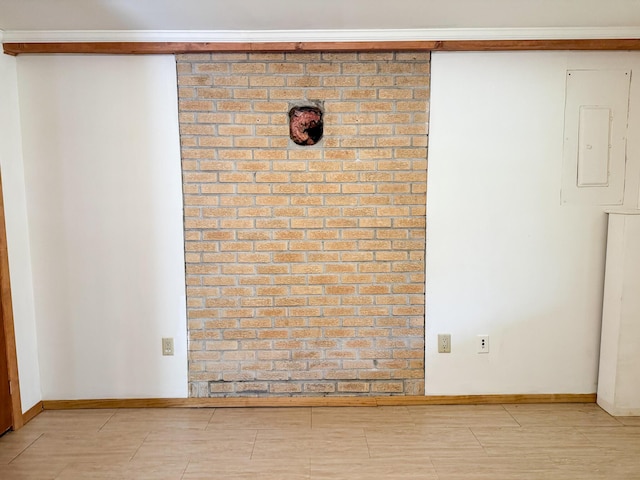 4751 Brentwood Dr, Tobyhanna, PA 18466 - detailed view of electric panel and baseboards